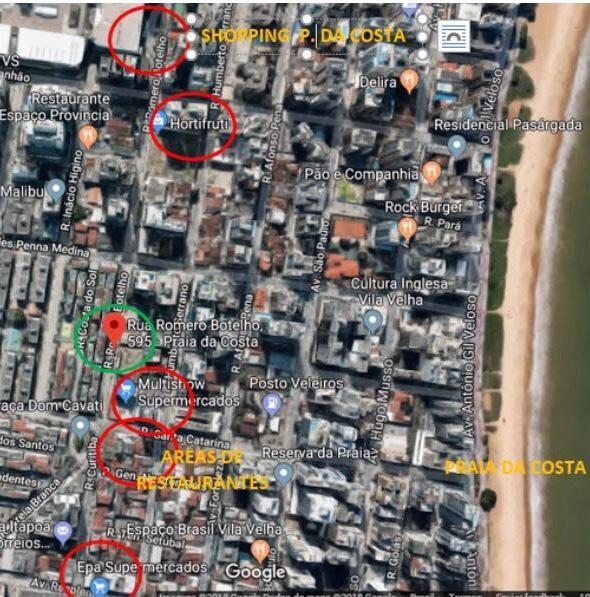 Apart. Praia Da Costa Premium วีลา เวลยา ภายนอก รูปภาพ